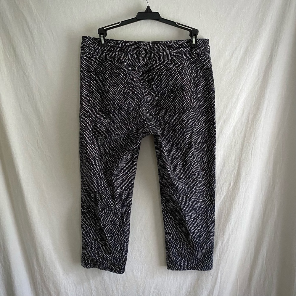 Black & White Boho Capris